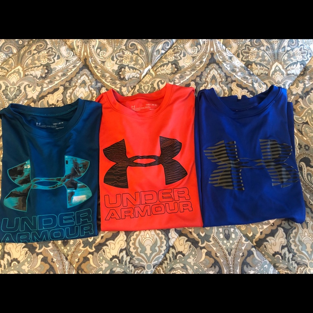 3 Under Armour shirts